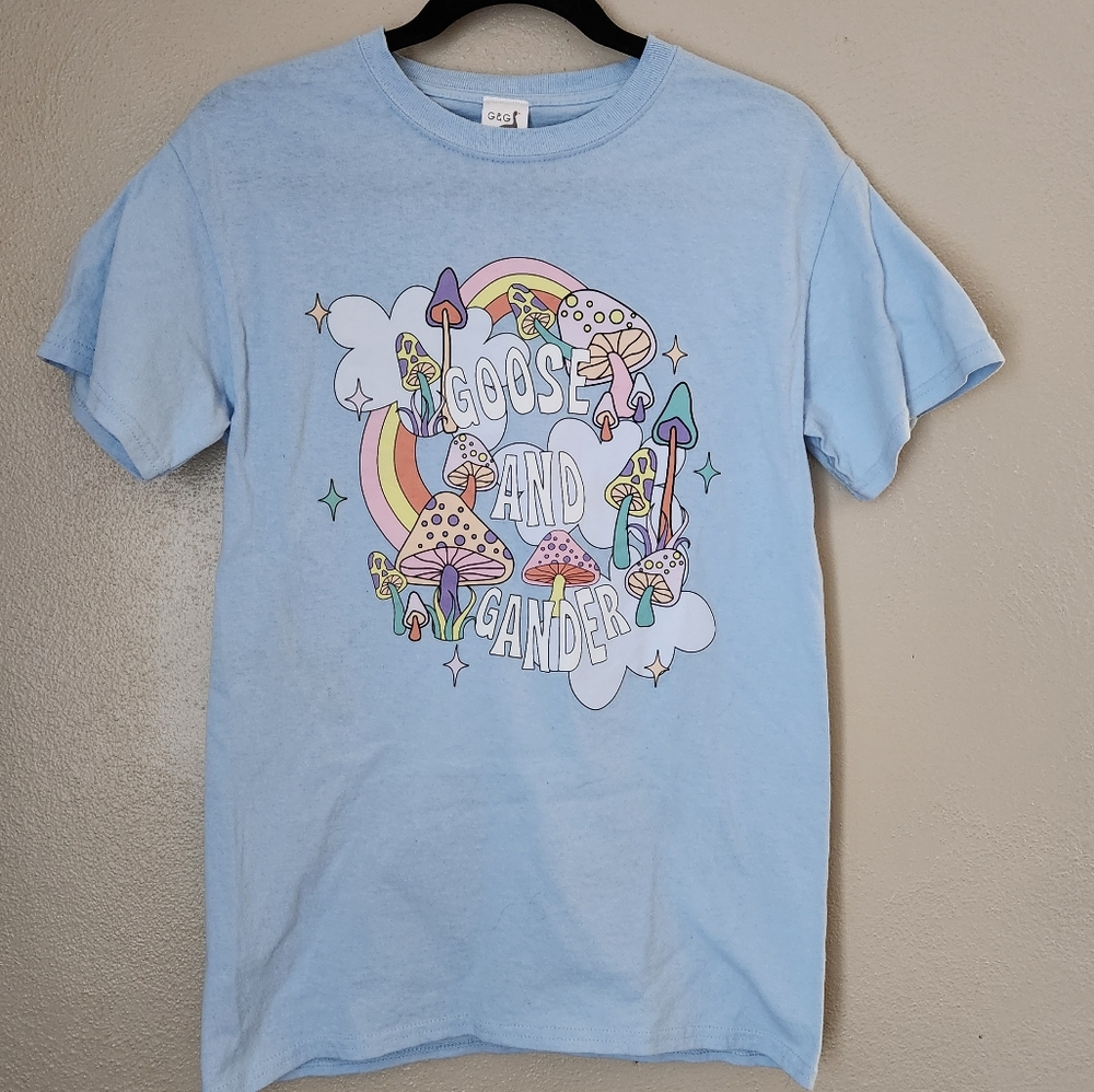 Pastel Mushroom Wonderland Tee | Goose & Gander